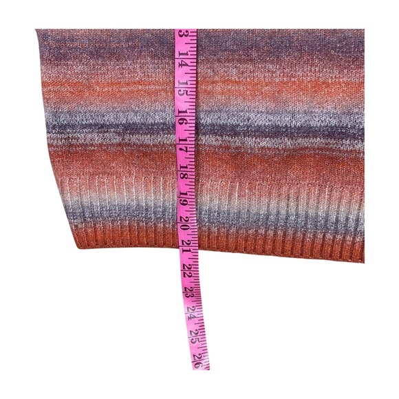 Forever 21 Plus Ombre Stripe Balloon Sleeve V-Neck Sweater 3X - Picture 4 of 7